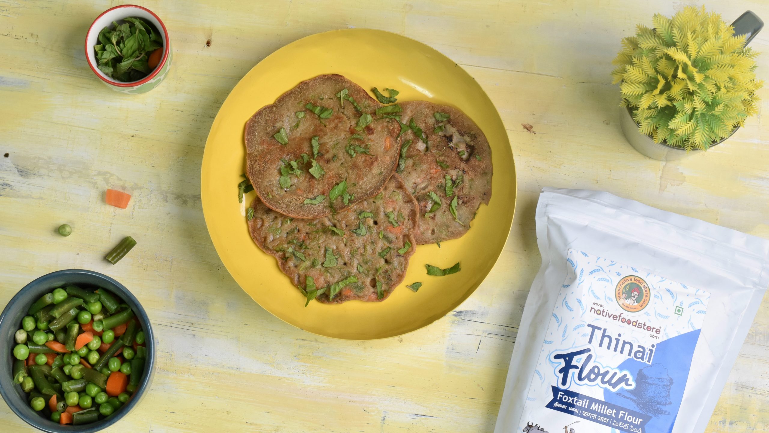 High Protein Millet Flour Cheela Recipe With Vegetable Native Food Store
